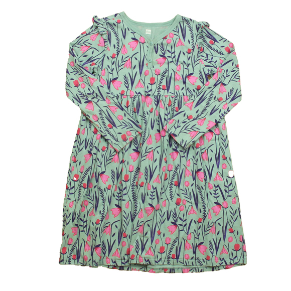 Tea Collection Other - Tea Collection Girls Blue Floral Dress size: 7 Years